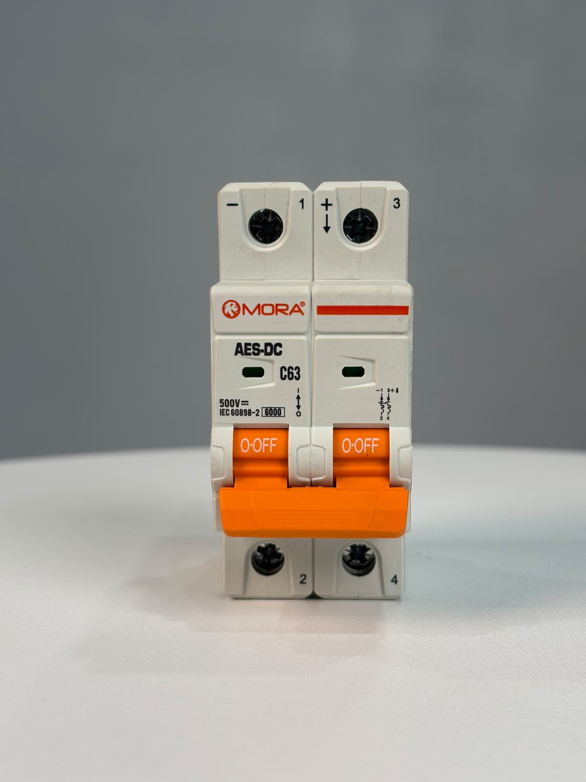 Mora 2P DC 500V Solar Mini Circuit Breaker MCB