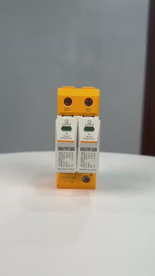 Mora (AES-2040PV/1000) DC 2pole 40kA SPD surge protection device 1000vDC